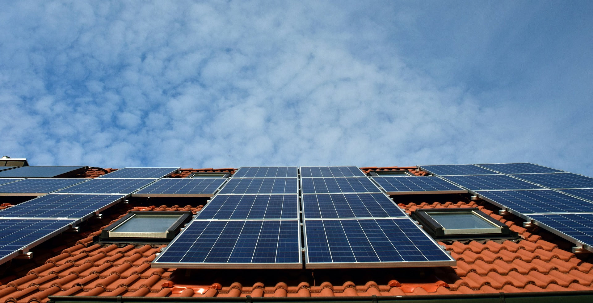Examples of residential solar panel installation